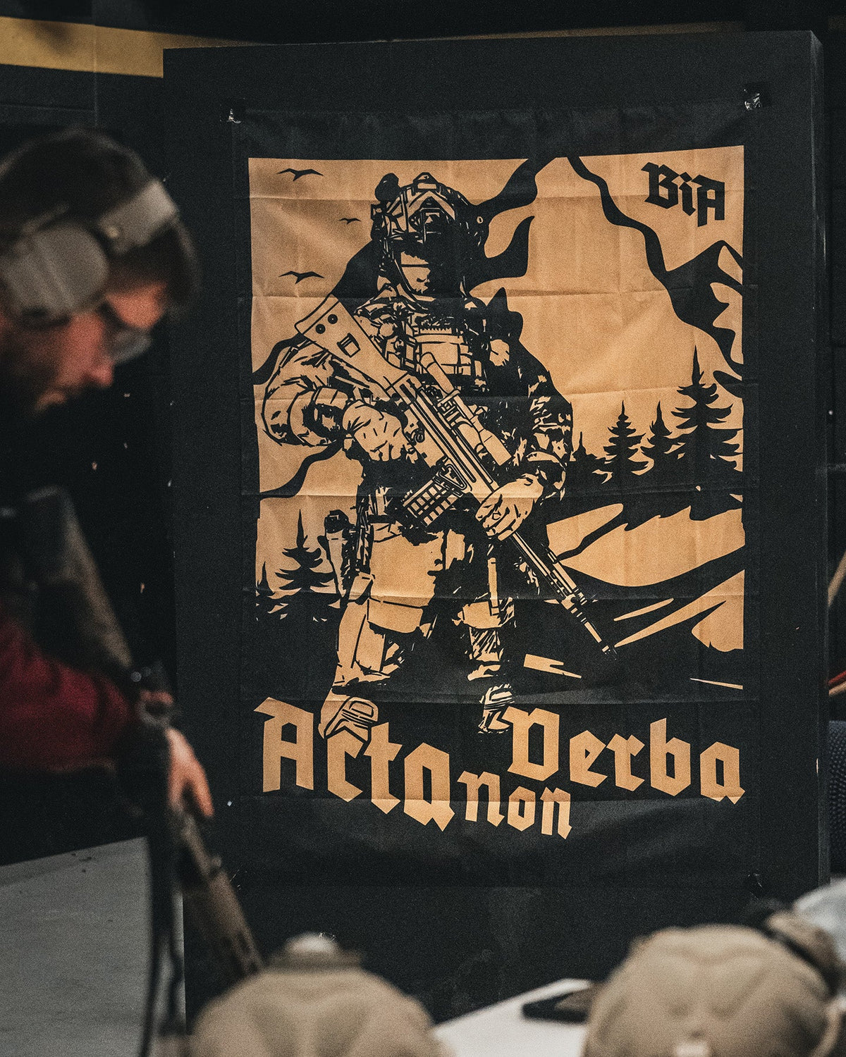 Acta Non Verba Flag
