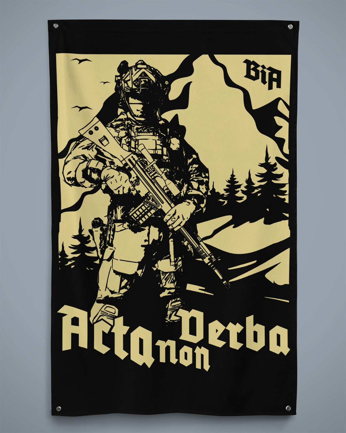 Acta Non Verba Flag