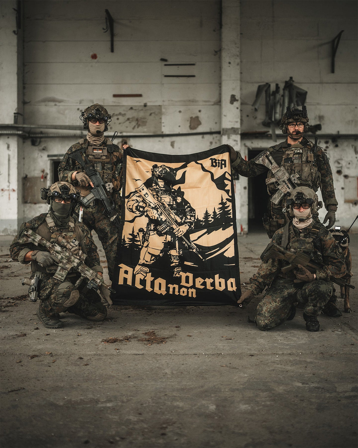 Acta Non Verba Flag